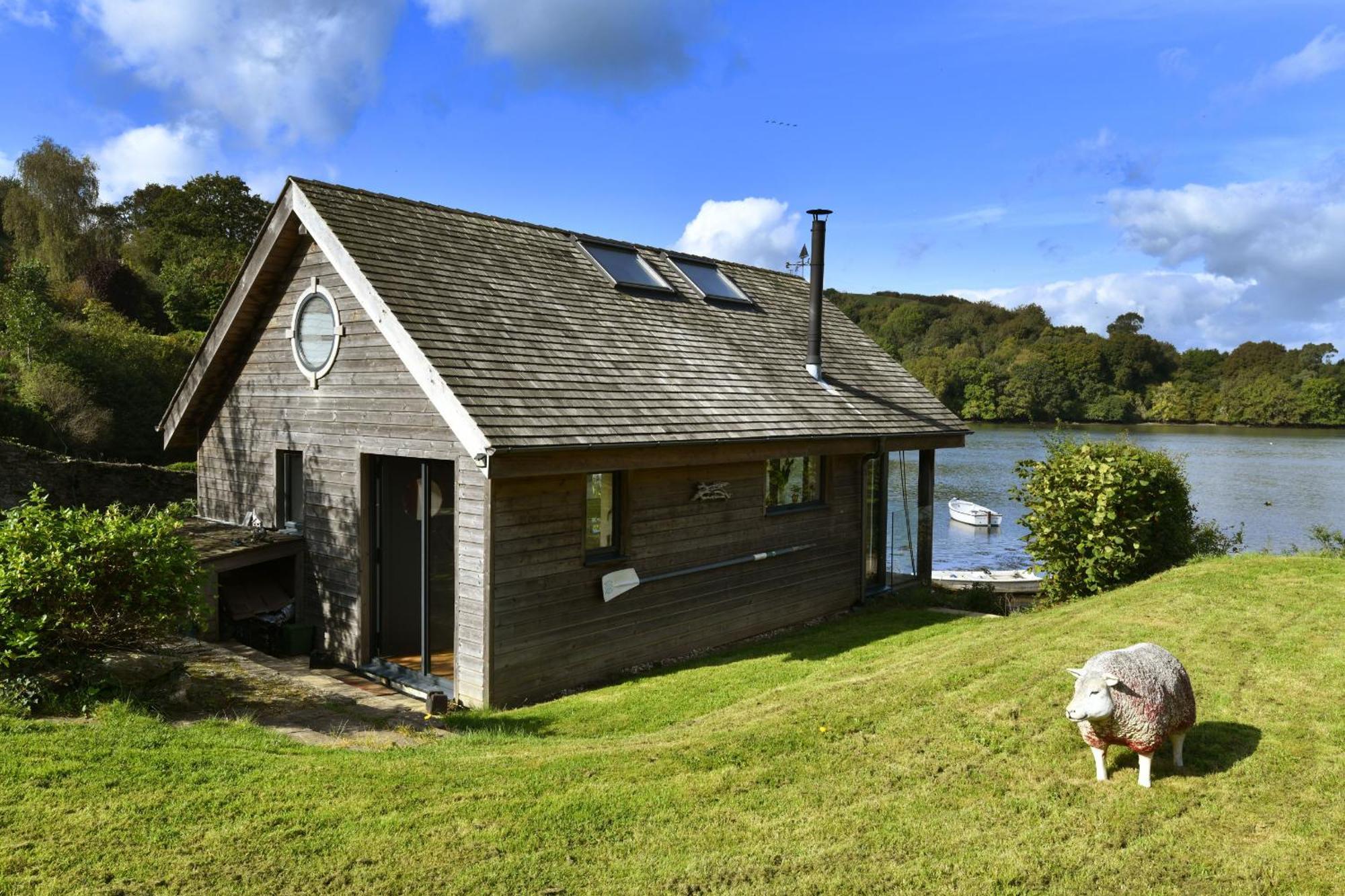 Vila Water Edge House & Boathouse - With Swimming Pool Dittisham Exteriér fotografie