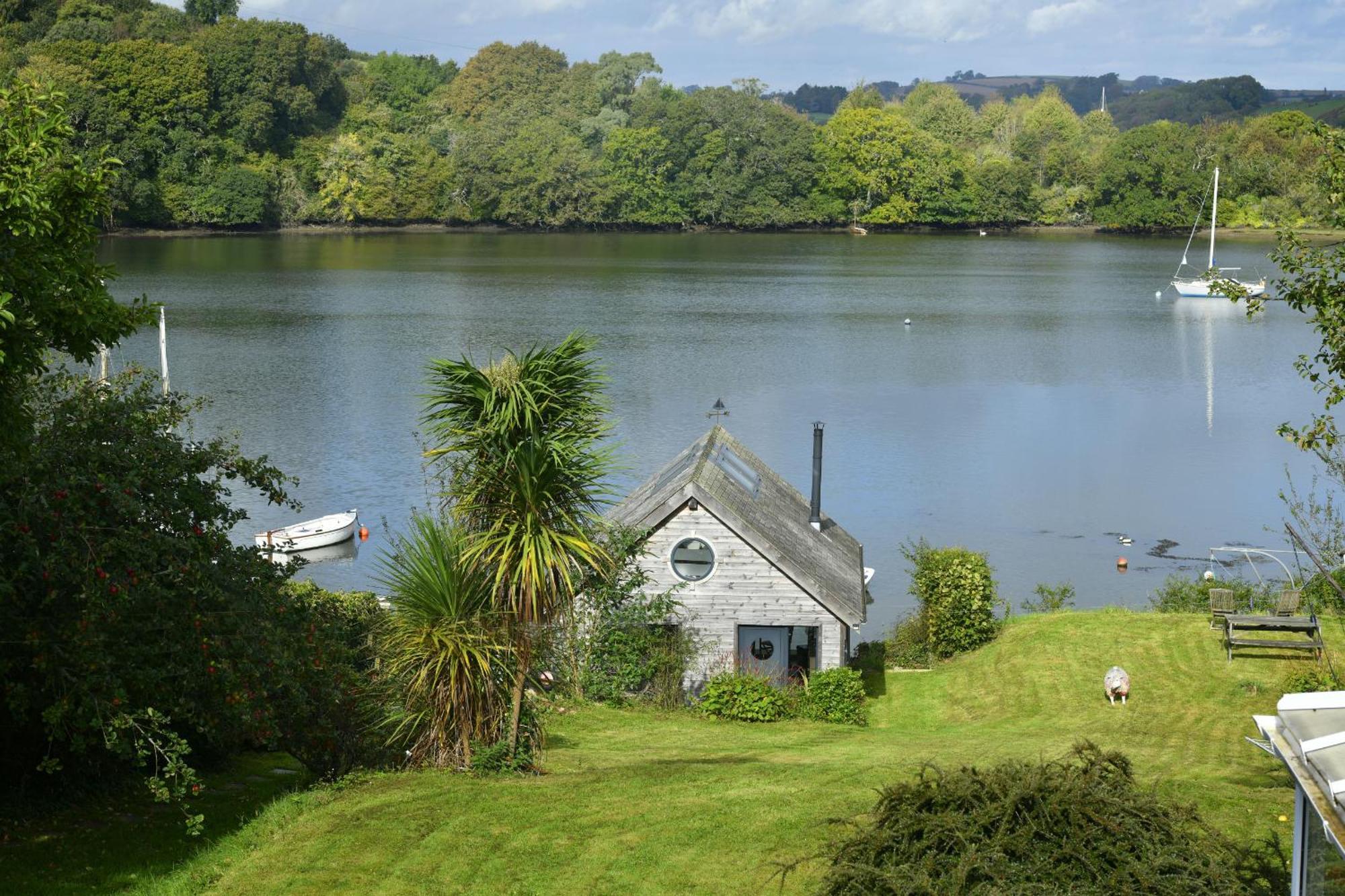 Vila Water Edge House & Boathouse - With Swimming Pool Dittisham Exteriér fotografie