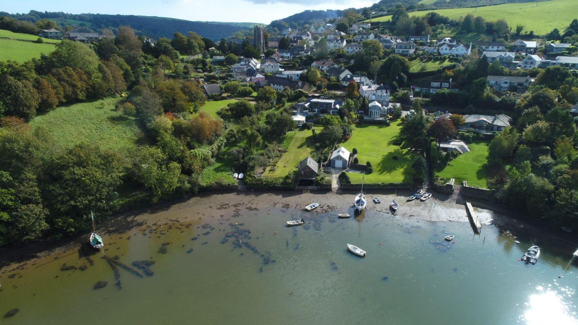 Vila Water Edge House & Boathouse - With Swimming Pool Dittisham Exteriér fotografie