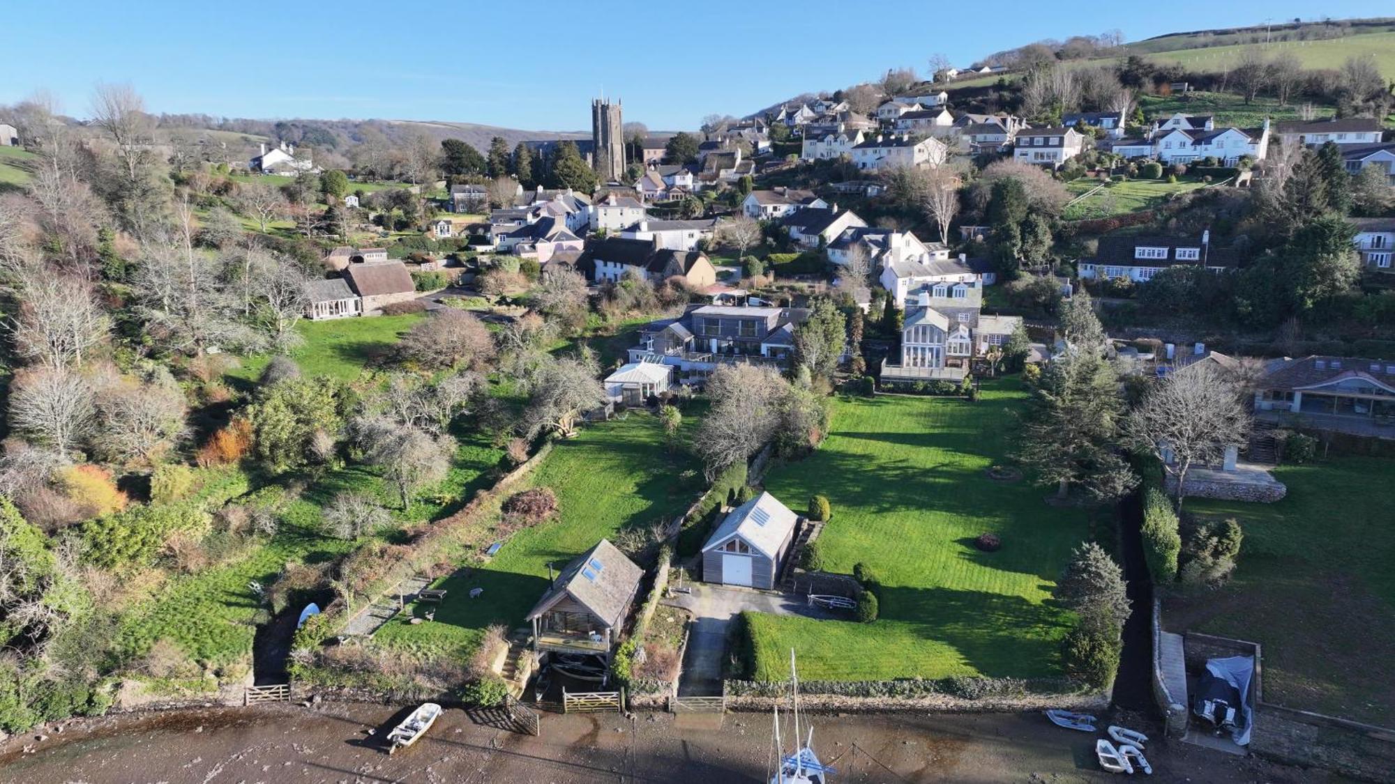 Vila Water Edge House & Boathouse - With Swimming Pool Dittisham Exteriér fotografie