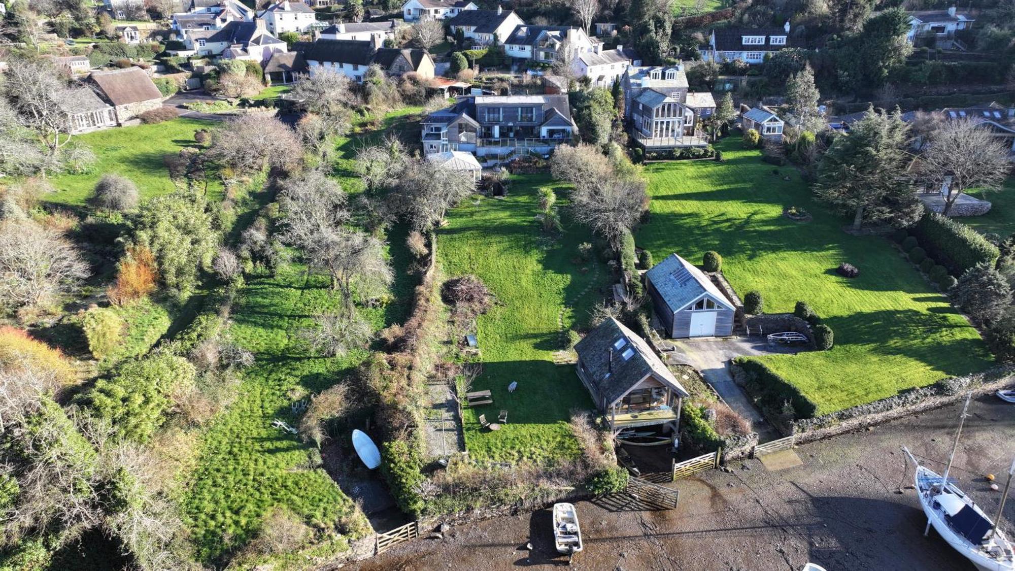 Vila Water Edge House & Boathouse - With Swimming Pool Dittisham Exteriér fotografie